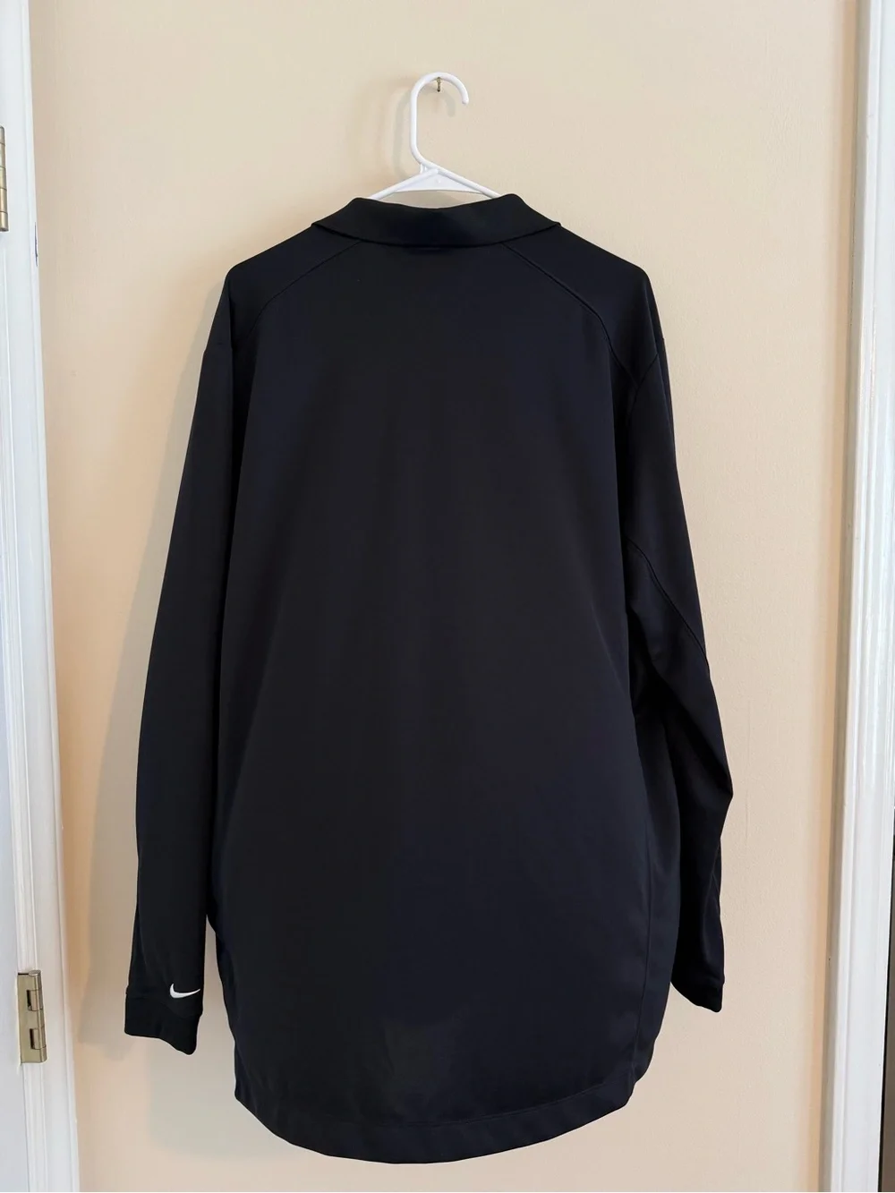 NIKE GOLF TOUR PERFORMANCE MEN'S BLACK LONG SLEEVE POLO SHIRT/SIZE XL